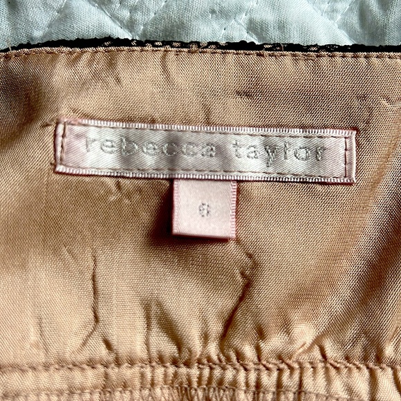 Rebecca Taylor - Gorgeous Black Lace Top, Size 6 - Picture 4 of 4